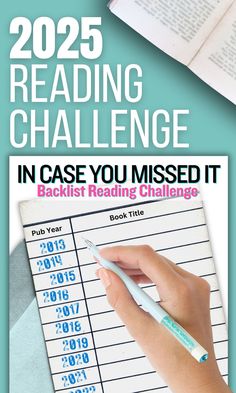 a hand writing on a piece of paper with the text reading challenge in case you missed it