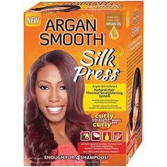 Argan Smooth Silk Press Natural Hair Thermal Straightening System - NaturallyCurly Silk Press Hair, Coffee Facial, Pressed Natural Hair, Straightening Natural Hair, Silk Press Natural Hair, Home Remedies For Hair, Luscious Hair, Natural Therapy, Silk Press