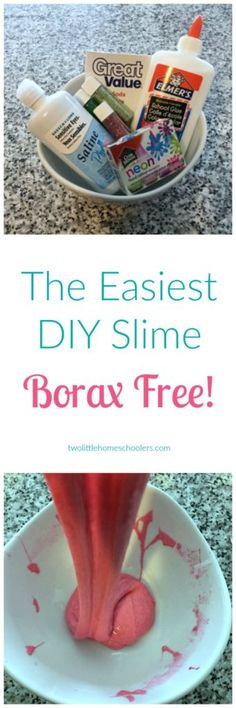 an easy slime recipe for kids to make