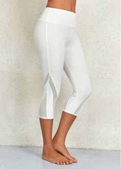 Color:White;Size:S;Size:M;Size:L;Size:XL;Size:2XL;Package Contents:1 X Shorts; White Leggings Outfit Casual, White Leggings Outfit, Leggings Outfit Fall, Elastic Waist Leggings, Black Leggings Outfit, Hot Hair Colors, White Leggings, Colored Pants, Active Wear Leggings