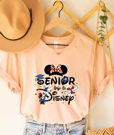 Senior Trip To Disney Minnie Graduate Shirt, Disney Graduation Shirts, Collage Life Disney Senior Trip Shirts, Disney Graduation, Disney Princess Outfits, Disney 2024, Senior Trip, Graduation Shirts, Princess Outfits, Disney Shirt, Travel Shirts