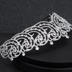 Classic Cubic Zirconia Wedding Bridal Princess Royal Tiara Crown Women Prom Hair Jewelry Accessories Prom Hair Jewelry, Crown Women, Royal Tiaras, Tiara Crown, Easy Fall, Pave Setting, Tiaras And Crowns, Micro Pave, Westminster