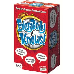 everybody knows board game in a box