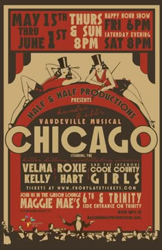 a poster for the chicago musical festival