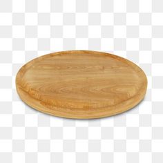 an oval wooden cutting board on a white background, with clipping space for text