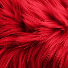 red fur is shown in this close up photo