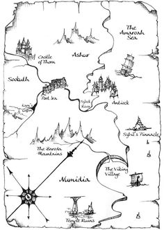 the map for munchin's castle