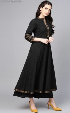 This charming black kurta set has the perfect romantic edge for any event or occasion. Accessorize this kurta set with sparkly bangles and heels for an elegant look. :HAND WOVEN KUERTA SET: Fully Stitched Ready to Wear AVAILABLE IN 4 SIZES THEY ARE IN FOLLOWING MEASUREMENTS IN INCHES:- S:- Bust-36/Shoulder-14.5/Bottom Waist-26/Bottom Length-38/Sleeve Length-16/Top Waist-34 M:- Bust-38/Shoulder-15/Bottom Waist-28/Bottom Length-38/Sleeve Length-16/Top Waist-36 L:- Bust-40/Shoulder-15.5/Bottom Wais Elegant Cotton Palazzo Set With Cutdana, Anarkali Cotton Silk Kurta With Embroidered Border, Designer Cotton Silk Salwar Kameez Maxi Length, Cotton Silk Straight Kurta With Embroidered Border, Designer Cotton Silk Maxi Kurta, Eid Cotton Silk Maxi Kurta, Elegant Cutdana Salwar Kameez Maxi Length, Elegant Maxi Length Salwar Kameez With Cutdana, Designer Chanderi Kurta Maxi Length