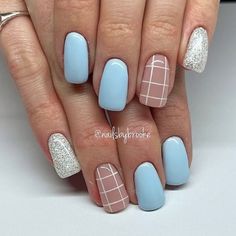 winter nails Holiday Nails New Years, Cute Winter Nails, Nails New Years, Gold French Tip, Snowflake Nail Design, Deep Red Nails, New Years Nails, Cherry Delight, Blue And White Nails