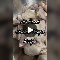 the video shows how to cook chicken wings