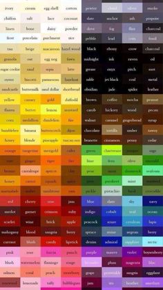 the color scheme for an image on facebook