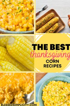 the best thanksgiving corn recipe collage