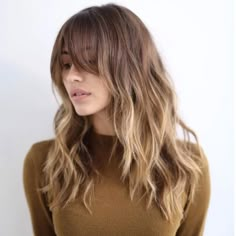 Modern Shag Haircut, Balayage Blond, Long Shag Haircut, Layered Haircuts With Bangs, Hair Blond, Change Hair, Dirty Blonde Hair, Long Layered Haircuts, Shag Haircut