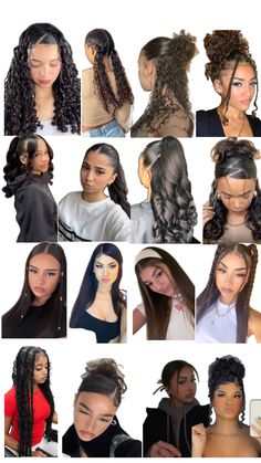 Simple Up Do Hairstyles, Anti Breakage Hairstyles, Hair Styles No Gel, Hairstyles For Thick Wavy Hair Long, Hairstyles 2b Hair, 3c Curly Hair Products, Hair Inspo For Curly Hair, Hairstyles Y2k Curly Hair, Hairstyles To Impress Your Crush