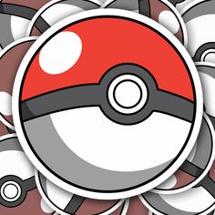 Pokeball Sticker - Turbo Vinyl Anime Sticker, Pokemon Stickers, Cute Pokemon Pictures, Pinterest Ideas, Pokemon Pictures, Anime Stickers, Cute Pokemon, Pokemon Art, Digimon