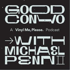 the logo for good comvo with michael p and penni on top of it