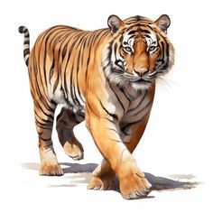 an image of a tiger that is walking