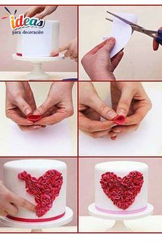 how to make a heart - shaped cake for valentine's day or any special occasion