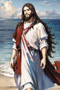 Jesus, Jesus Christ, Jesus of Nazareth, anime jesus, jesus painting, christian, chritian art, jesus art, bible, bible art, bible verses, bible verse, biblical, jesus is lord, jesus saves Anime Jesus, Painting Christian, Jesus Of Nazareth, Verses Bible, Jesus Videos, Heart Touching Love Quotes, I Love You God, Pictures Of Christ