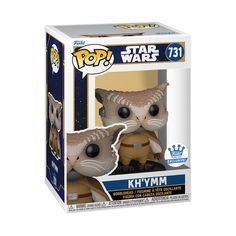 the star wars krym pop vinyl figure is in a box with it's packaging