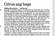 an article about citrus sag bags