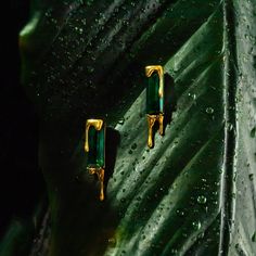 Dripping Gemstone Earrings - Metal Color: Gold: Handmade in Sterling Silver and Coated with a Thick Layer of 18K Yellow Gold Silver: Handmade in Sterling Silver - Gemstone: Please note: Due to the one-of-a-kind nature of the gemstone, exact colors and patterns may vary slightly from the image shown. Garnet Red: Garnet Color Lab-made CrystalParaiba Blue: Blue Natural ZirconBlack Onyx: Natural Black OnyxEmerald Green: Emerald Color Lab-Made CrystalMoonstone: Natural MoonstoneMoss Agate: Natural Mo Garnet Color, Gemstone Earrings Gold, Wearable Art Jewelry, Garnet Red, Layered Necklace Set, Baroque Pearl Earrings, Ear Cuff Earings, Gemstone Stud Earrings, Earrings Metal