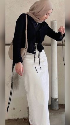 Mariam Kudsi Fits, Hijabi Linen Outfits, Summer Hijab Outfits Skirts, Hijabi Co Ord Outfits, Mariam Kudsi, Basic Top Outfit, Modest Outfits Muslim, New Hijab, Hijab Fashion Summer