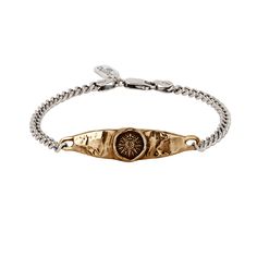 The compass rose on this talisman helps you to find direction and keep you on the path to your heart's true desires. Narrow Bar, Compass Bracelet, Bar Bracelet, The Compass, Compass Rose, Id Bracelets, Bar Bracelets, Anchors, Sterling Silver Bracelets