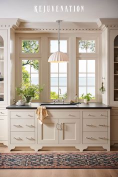 the kitchen is clean and ready to be used as a place for cooking or eating