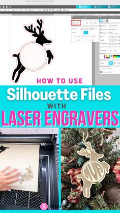 how to use silhouette files with laser engraving