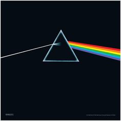 the dark side of the moon with a pink floyd light coming out from behind it