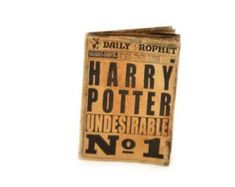 an old harry potter newspaper with no 1 on it