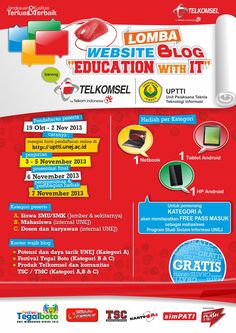 the poster for lomba website education with it, which includes information about how to use it