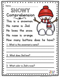 a snowman worksheet with the words, which are in english and spanish