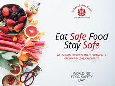 Food safety is our No1 Priority. Serving safe and tasty food to give you an exceptional experience. #balarampalaceresort #worldfoodsafetyday #worldfoodsafetyday2019  #foodsafety #food #safefood #hygiene #healthylives #foodhygiene #health #safelives #eathealthy #freshfoods #fresh #nocompromise #cleanfood #eatclean #goodhabits #healthylifestyle #healthyhabits #unitednations #healthforall #Friday #7june Peacock Artwork, Classic Hotel, Hygienic Food, Tasty Food, Food Poster, Fresh Vegetables, Clean Recipes