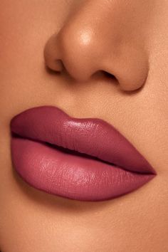 Replace your lip balm with a lipstick that glides on smoothly and locks in moisture and color. NOVABEAUTY Luminous Cream Lipstick is rich in silk oils and Vitamin E, giving lips a satin look and feel. Apply a single hydrating swipe or build until you achieve desired color intensity. Available in 17 cruelty-free vegan shades. | NOVABEAUTY Perfect Pout Luminous Cream Lipstick in Rosette by Fashion Nova Lip Ideas, Bold Lipstick Makeup, Perfect Lipstick Shade, Makeup Color Corrector, Makeup Tips For Older Women, Bold Lip Color, Perfect Lipstick, Scary Makeup, Cream Lipstick