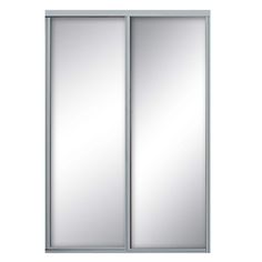 an open sliding glass door on a white background