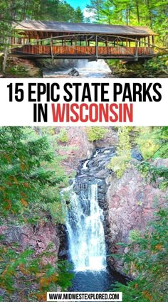 15 Epic State Parks in Wisconsin Wisconsin Vacation Ideas, Big Bay State Park Wisconsin, Peninsula State Park Wisconsin, Wisconsin Landscaping, High Cliff State Park Wisconsin, Copper Falls State Park Wisconsin, Amnicon Falls State Park Wisconsin, Monroe Wisconsin, Wildcat Mountain State Park Wisconsin