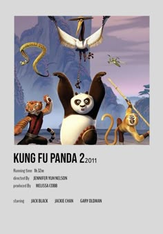 an advertisement for the upcoming animated film, kong fu panda