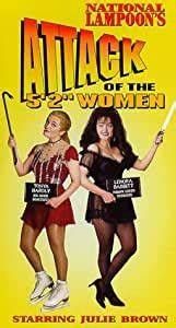 the poster for attack of the 50's women, starring julia brown and elizabeth campbell