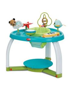 a baby's play table with toys on it