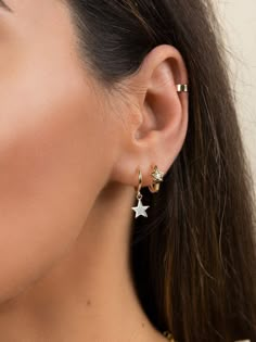 Black Crystal Earrings, Huggie Earrings Gold, Gold Bar Earrings, Earrings Star, Tiny Hoop Earrings, Emerald Earrings Studs, Earrings Hoops