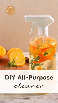 Looking for a natural and effective way to keep your home clean and fresh? And want to know how you can make your own DIY All-Purpose Cleaner? Say goodbye to harsh chemicals and hello to a zero-waste and homemade DIY All-Purpose Cleaner made with from citrus peels. Keep on reading if you want know how to make your DIY All-Purpose Cleaner and harness the power of nature for a healthy and sustainable home. Orange Cleaner, Diy Vinegar, Counter Cleaner, Citrus Cleaner, Vinegar Cleaner, All Natural Cleaners, All Purpose Cleaner