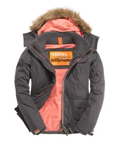 Superdry Arctic Fur Windcheater - Womens Jackets Coats Discover and share your fashion ideas on misspool.com Moncler Jacket, Winter Coats, It's Cold, Cold Outside, Winter Clothes, Fall Winter Outfits, Outfits Casuales, Winter Wear, Look Fashion