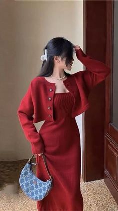 فستان سهرة, Modest Fashion Outfits, Looks Chic, Professional Outfits, Fall Fashion Outfits, Casual Style Outfits, Elegant Outfit, Classy Dress