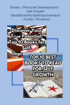 the top 10 best books to read for self growth and self growth, with text overlay