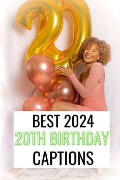 20th birthday captions Captions For Your Birthday, Aesthetic 18th Birthday, 18th Birthday Captions, To Post On Instagram, Caption Ideas