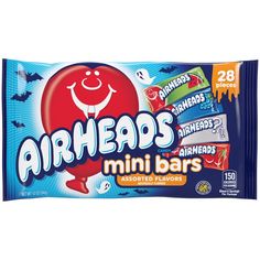 airheads mini bars are on display