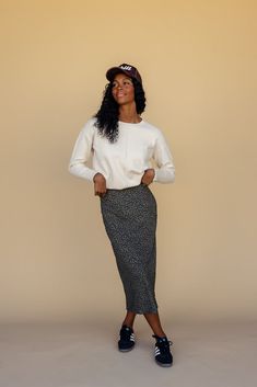 Tiny Perfect Things Midi Skirt - Floral Skirt | ROOLEE Fall Asymmetrical Lined Pencil Skirt, Chic Relaxed Pencil Skirt For Fall, Fall Relaxed Fit Lined Pencil Skirt, Fall Relaxed Lined Pencil Skirt, Fall Lined Pencil Skirt, Relaxed Mini Pencil Skirt For Day Out, Casual Long Pencil Skirt For Day Out, Fall Day Out Midi Skirt, Fall Midi Skirt For Day Out