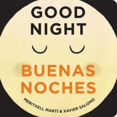 a button with the words good night written in orange and black on it's face